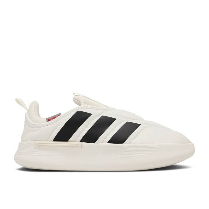 アディダス Adidas 【 Adipuff \u0027Off White Black\u0027 Men Off White/Core Black/Off White 】 白いこと 白いこと メンズ 白いこと 白いこと 中核グループ 黒いこと 黒いこと