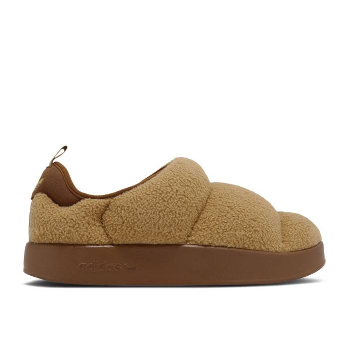アディダス Adidas 【 Puffylette Khaki Gold Metallic Men Khaki/Khaki/Gold Metallic 】 ゴールド メンズ カーキ ゴールド