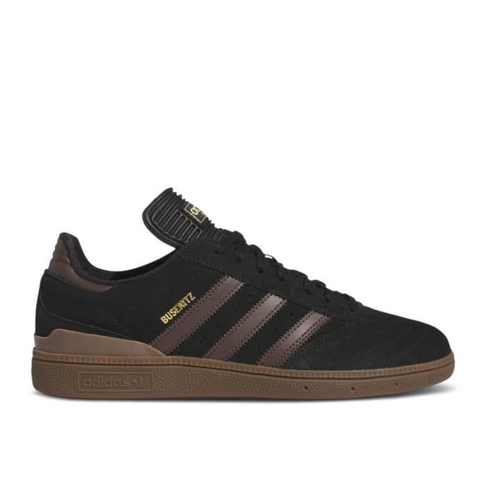 アディダス Adidas 【 Busenitz Pro 'Black Brown Gum' Men Core Black/Brown/Gold Metallic 】 プロ 茶色 ブラウン メンズ コア 黒色 ブラック 茶色 ブラウン ゴールド｜スニケス