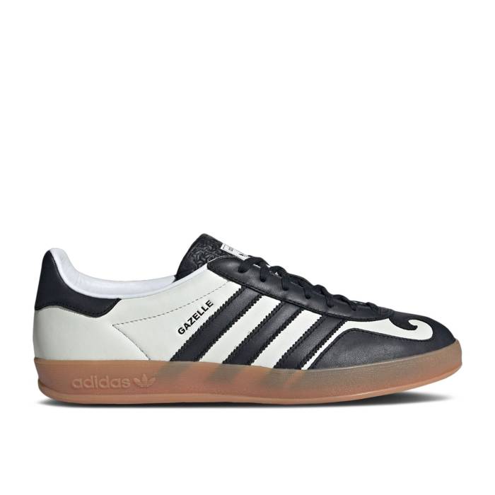 アディダス Adidas 【 Gazelle Indoor \u0027Gatsin Pack - White Black\u0027 Men Cloud White/Core White/Gum 】 ガゼル 白いこと 白いこと メンズ 白いこと 白いこと 中核グループ
