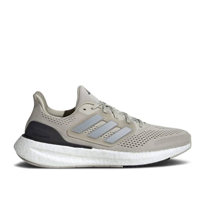 アディダス Adidas 【 Pureboost 23 \u0027Putty Grey Black\u0027 Men Putty Grey/Silver Metallic/Core Black 】 薄墨色 薄墨色 メンズ 薄墨色 薄墨色 Silver しろがね色・しろがね色 中核グループ 黒いこと 黒いこと
