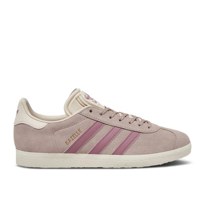 アディダス Adidas 【 Wmns Gazelle \u0027Wonder Taupe Orchid\u0027 Women Wonder Taupe/Wonder White/Wonder Orchid 】 ガゼル レディース 白いこと 白いこと