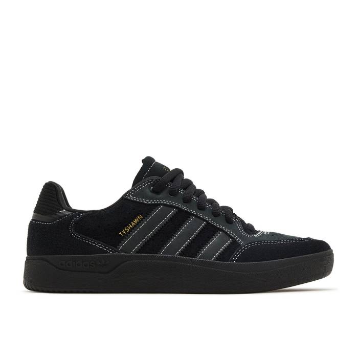 アディダス Adidas 【 Tyshawn 'Black Gold Metallic' Men Core Black/Cloud White/Gold Metallic 】 ゴールド メンズ コア 黒色 ブラック 白色 ホワイト ゴールド