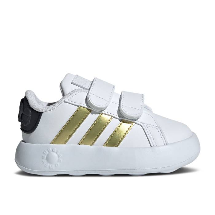 アディダス Adidas 【 Star Wars X Grand Court Cf I 'Darth Vader And Storm Troopers - Gold' Infant Cloud White/Gold Metallic 】 グランド コート ベビー 白色 ホワイト ゴールド|スニケス
