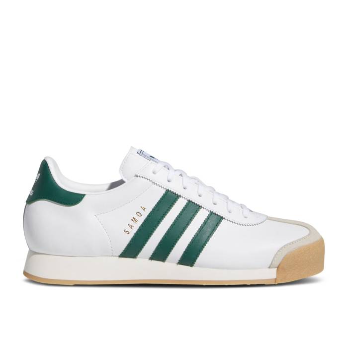 アディダス Adidas 【 Samoa \u0027White Collegiate Green\u0027 Men Cloud White/Collegiate Green/Gold Metallic 】 Samoa サモア メンズ 白いこと 白いこと green 緑・緑であること ゴールド