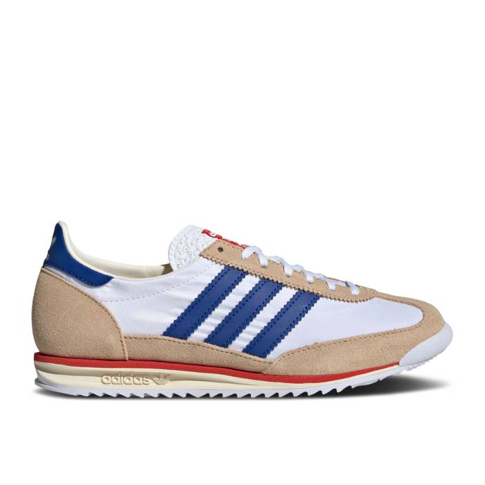 アディダス Adidas 【 Wmns Sl72 Og \u0027White Collegiate Royal\u0027 Women Cloud White/Collegiate Royal/Red 】 レディース 白いこと 白いこと Red 赤・赤いこと
