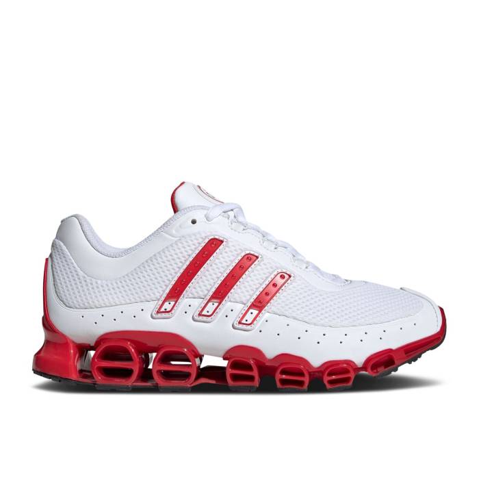 アディダス Adidas 【 Adifom Megaride \u0027White Scarlet\u0027 Men Cloud White/Better Scarlet/Core Black 】 メンズ 白いこと 白いこと 中核グループ 黒いこと 黒いこと