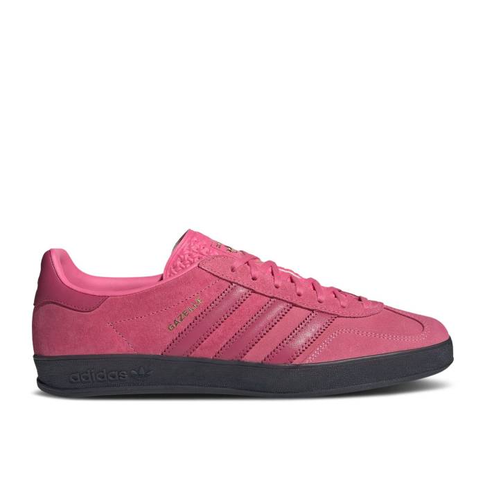 アディダス Adidas 【 Gazelle Indoor \u0027Pink Fusion\u0027 Men Pink Fusion/Wild Pine/Carbon 】 ガゼル メンズ pink サクラ色 Fusion 核融合反応 wild ワイルド 炭素