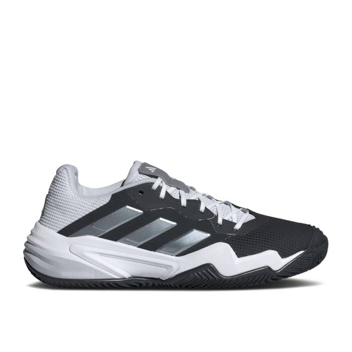 アディダス Adidas 【 Barricade 13 Clay \u0027Black White\u0027 Men Core Black/Cloud White/Grey Three 】 防柵 13 サー青少年 メンズ 中核グループ 黒いこと 黒いこと 白いこと 白いこと 薄墨色 薄墨色