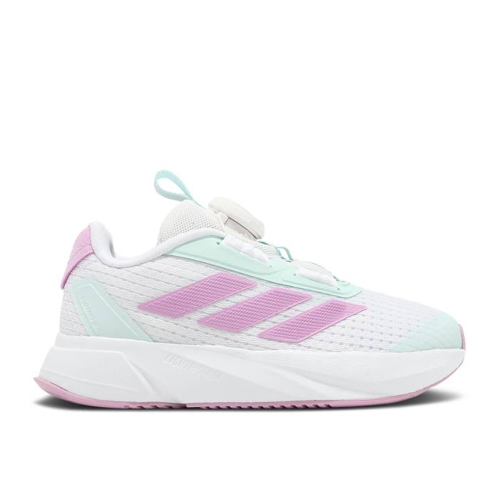 アディダス Adidas 【 Duramo Sl Boa K \u0027White Bliss Lilac\u0027 Youth Cloud White/Bliss Lilac/Halo Mint 】 御坊っちゃん キッズ 白いこと 白いこと キッズファッション-キッズ・ベビー・マタニティ-スニーカー