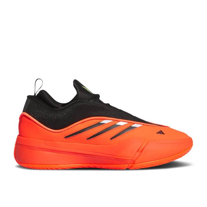 アディダス Adidas 【 Dame 9 \u0027Solar Red\u0027 Men Solar Red/Core Black/Lucid Lemon 】 メンズ Red 赤・赤いこと 中核グループ 黒いこと 黒いこと