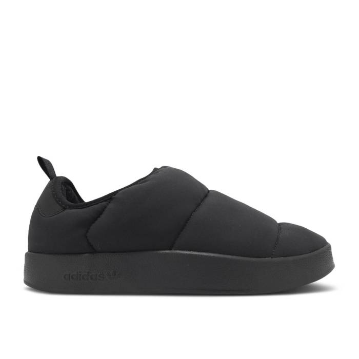 アディダス Adidas 【 Puffylette J 'Triple Black' Youth Footwear White/Core Black/Pulse Amber 】 ジュニア キッズ 白色 ホワイト コア 黒色 ブラック