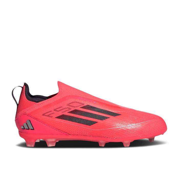 アディダス Adidas 【 Adizero F50 Pro Laceless Fg K 'Vivid Horizon Pack' Youth Turbo/Aurora Black/Platinum Metallic 】 アディゼロ プロ ジュニア キッズ ターボ 黒色 ブラック Platinum プラチナム｜スニケス