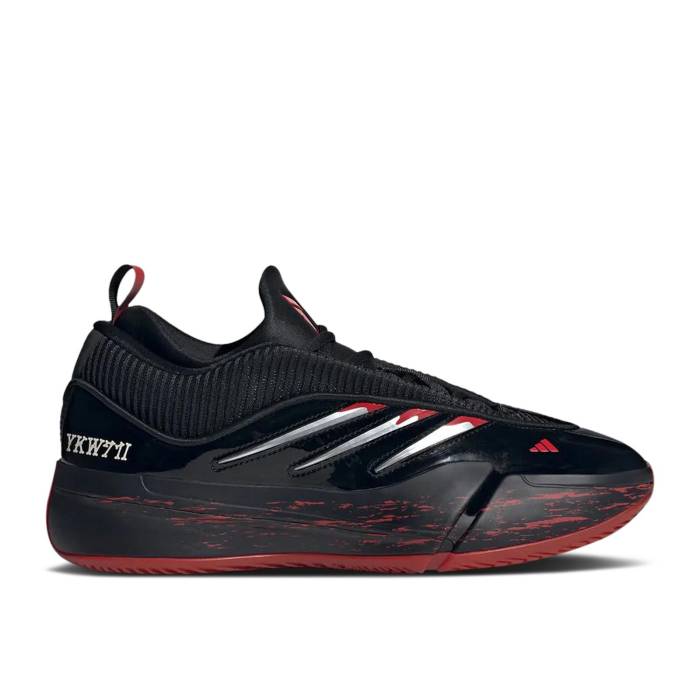 アディダス Adidas 【 Dame 9 Halloween Men Core Black/Silver Metallic/Cloud White 】 メンズ コア 黒色 ブラック Silver 銀色・シルバー 白色 ホワイト