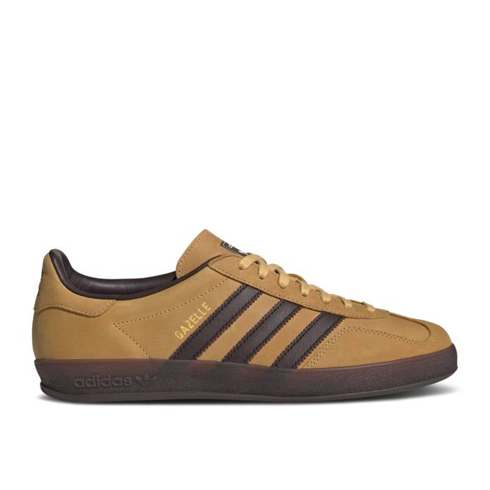 アディダス Adidas 【 Gazelle Indoor Oat Dark Brown Men Oat/Dark Brown/Dark Brown 】 ガゼル メンズ 茶色 ブラウン