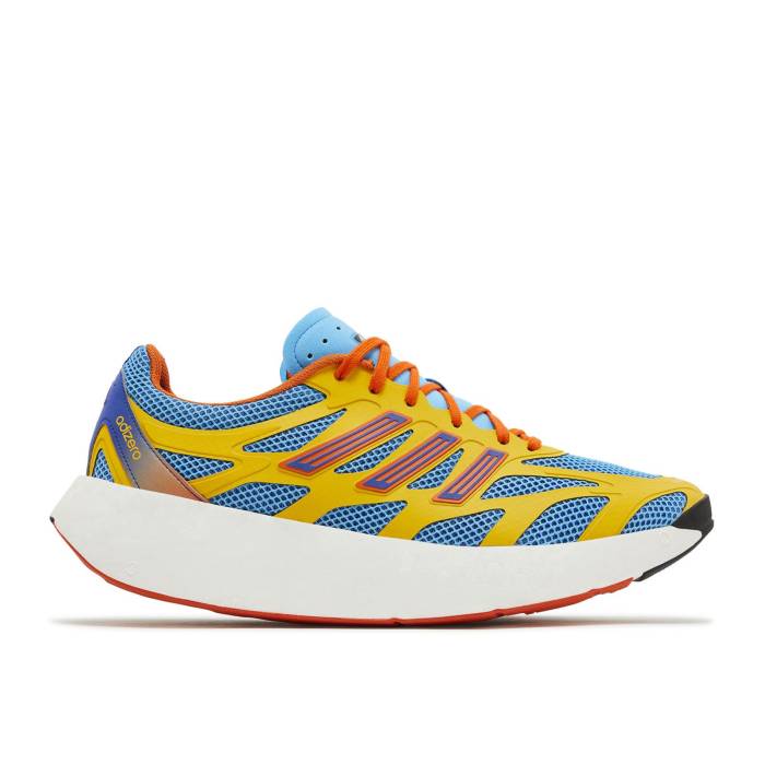 アディダス Adidas 【 Adizero Aruku \u0027Sky Rush\u0027 Men Sky Rush/Lucid Blue/Orange 】 アディゼロ メンズ 天の原 rush 混雑時 青味 青み orange 橙・オレンジ色