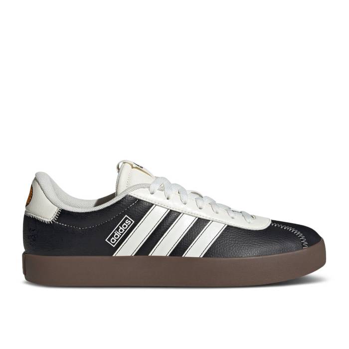 アディダス Adidas 【 Vl Court 3.0 'Dia De Los Muertos Pack - Black Off White' Men Core Black/Off White/Core Black 】 コート 黒色 ブラック メンズ コア 黒色 ブラック 白色 ホワイト