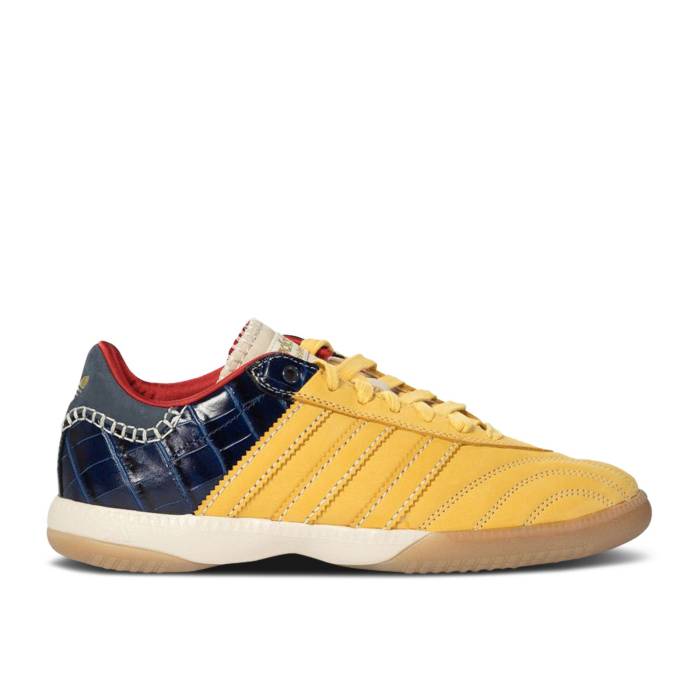 アディダス Adidas 【 Wales Bonner X Samba Millennium Fade Gold Men St Fade Gold/St Fade Gold/Collegiate Navy 】 サンバ メンズ ゴールド 紺色 ネイビー