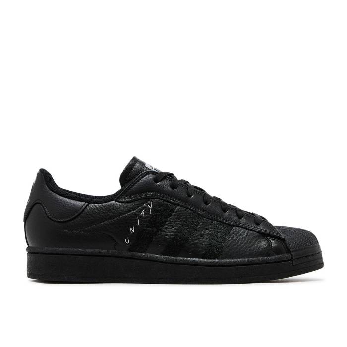 アディダス Adidas 【 Unity X Superstar Adv \u0027Unity Through Skateboarding\u0027 Men Core Black/Core Black/Silver Metallic 】 Superstar はやりっ児 メンズ 中核グループ 黒いこと 黒いこと Silver しろがね色・しろがね色