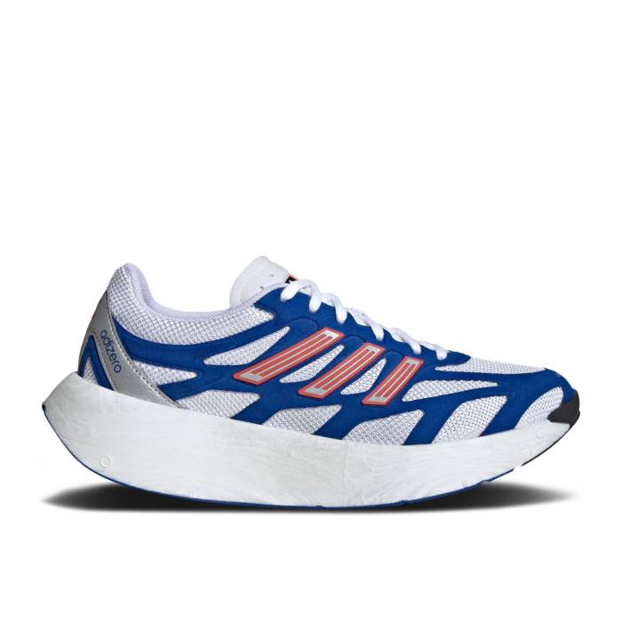 アディダス Adidas 【 Adizero Aruku \u0027Collegiate Royal Bright Red\u0027 Men Collegiate Royal/Bright Red/Cloud White 】 アディゼロ メンズ Red 赤・赤いこと 白いこと 白いこと