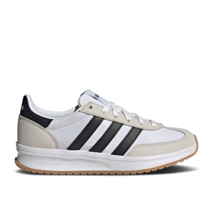 アディダス Adidas 【 Wmns Run 72 \u0027White Black Gum\u0027 Women Cloud White/Core Black/Grey One 】 幽客 黒いこと 黒いこと レディース 白いこと 白いこと 中核グループ 黒いこと 黒いこと 薄墨色 薄墨色