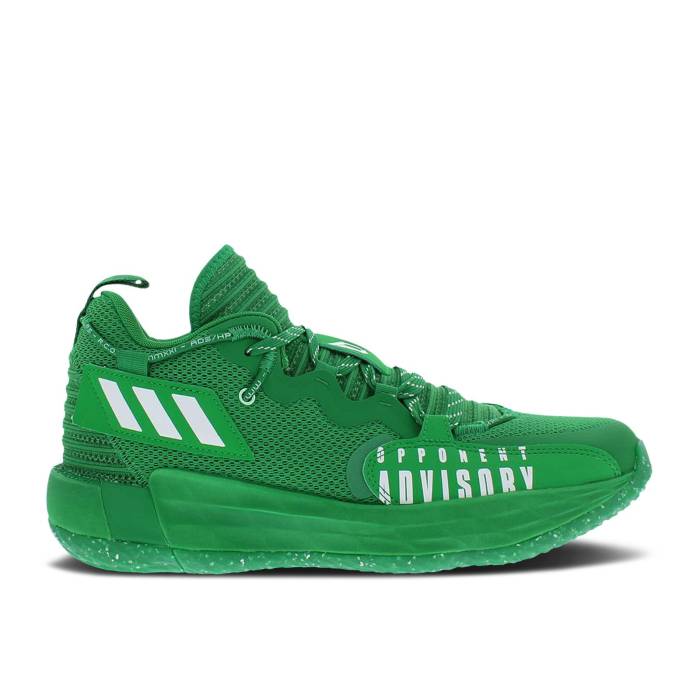 アディダス Adidas 【 Dame 7 Extply \u0027Opponent Advisory - Team Green\u0027 Men Team Green/Footwear White/Team Green 】 Team 野球クラブ メンズ Team 野球クラブ green 緑・緑であること 白いこと 白いこと