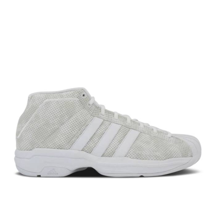 アディダス Adidas 【 Pro Model 2G 'Grey White' Men Grey Three/Footwear White/Silver Metallic 】 プロ メンズ 灰色 グレー 白色 ホワイト Silver 銀色・シルバー|スニケス