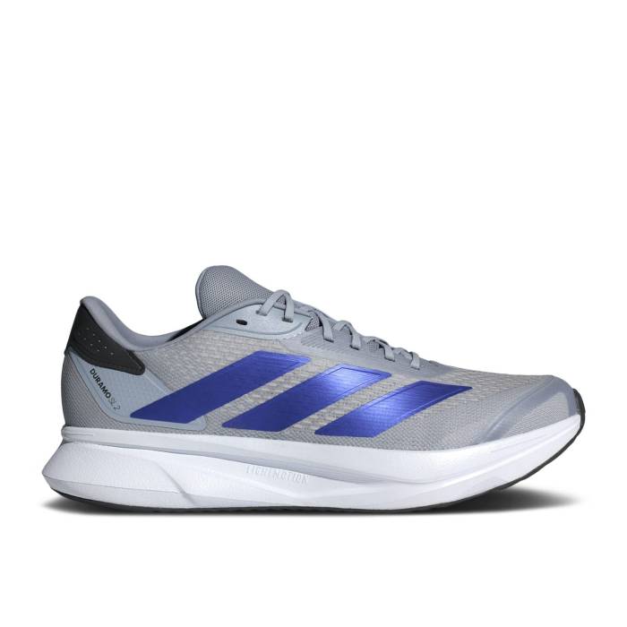 アディダス Adidas 【 Duramo Sl 2.0 \u0027Halo Silver Lucid Blue\u0027 Men Halo Silver/Lucid Blue/Grey Two 】 Silver しろがね色・しろがね色 メンズ Silver しろがね色・しろがね色 青み 青色 薄墨色 薄墨色