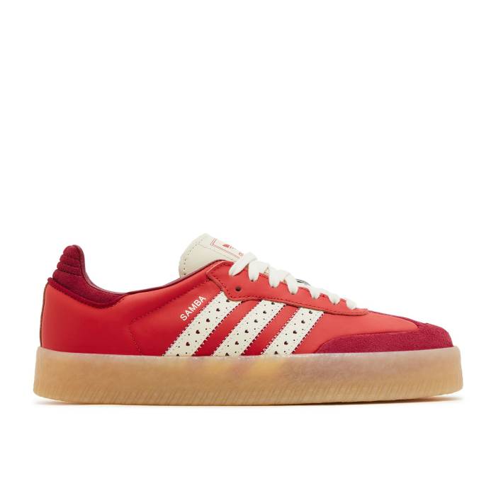 アディダス Adidas 【 Wmns Sambae \u0027Valentine\u0027s Day 2025\u0027 Women Bright Red/Cream White/Team Victory Red 】 レディース Red 赤・赤いこと 皮膚軟化剤 白いこと 白いこと Team 野球クラブ Victory 制勝