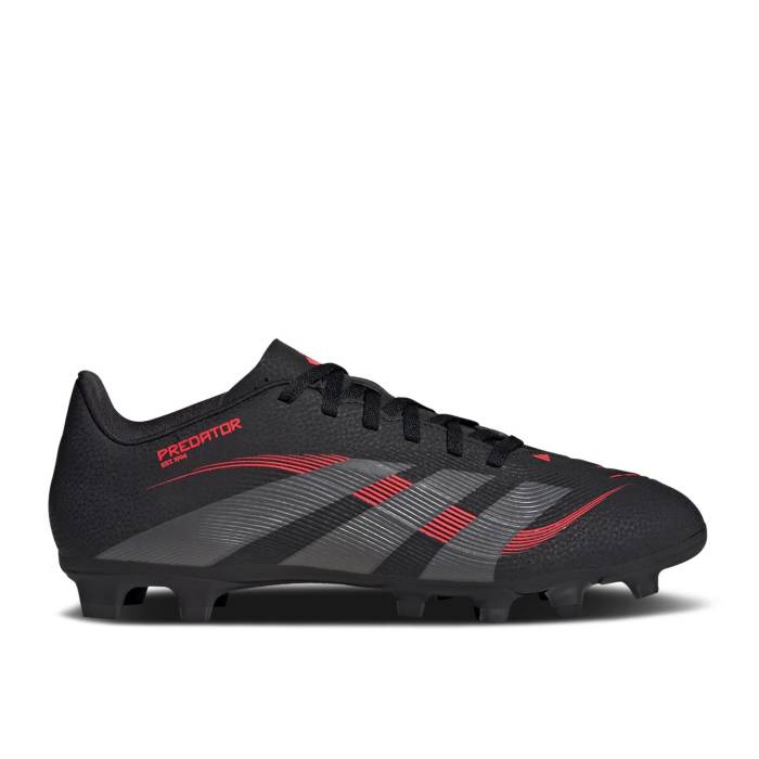 アディダス Adidas 【 Predator Club Fg Mg tealth Victory Pack Men Core Black/Grey Four/Lucid Red 】 プレデター クラブ Victory ビクトリー メンズ コア 黒色 ブラック 灰色 グレー Red 赤・レッド