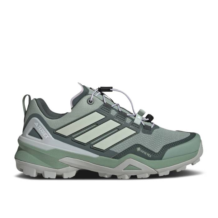 アディダス Adidas 【 Wmns Terrex Skychaser Gore-Tex \u0027Silver Green\u0027 Women Silver Green/Linen Green/Legend Ivy 】 ゴアテックス レディース Silver しろがね色・しろがね色 green 緑・緑であること Legend 先祖伝承