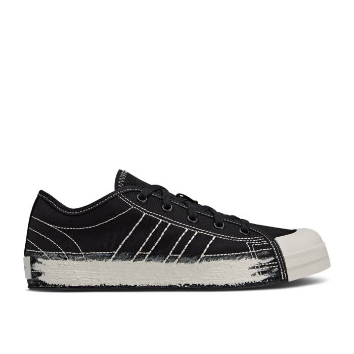 アディダス Adidas 【 Y-3 Nizza Low 'Black Talc' Men Black/Black/Talc 】 メンズ 黒色 ブラック