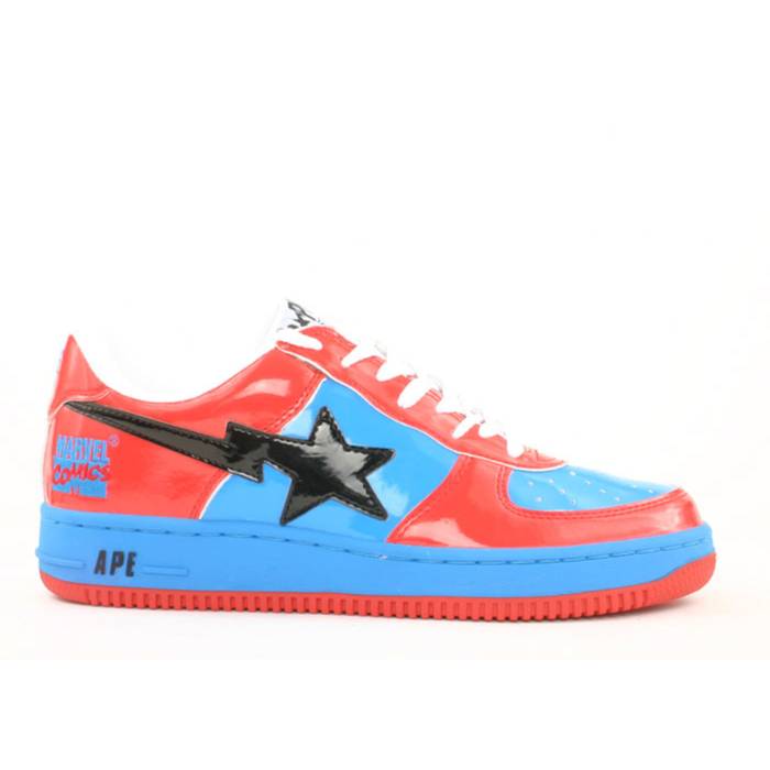 ベイプ Bape 【 Marvel Comics X Sta Fs-001 Low 'Spider Man' Men 】 コミックス 靴 メンズ靴 スニーカー メンズ画像