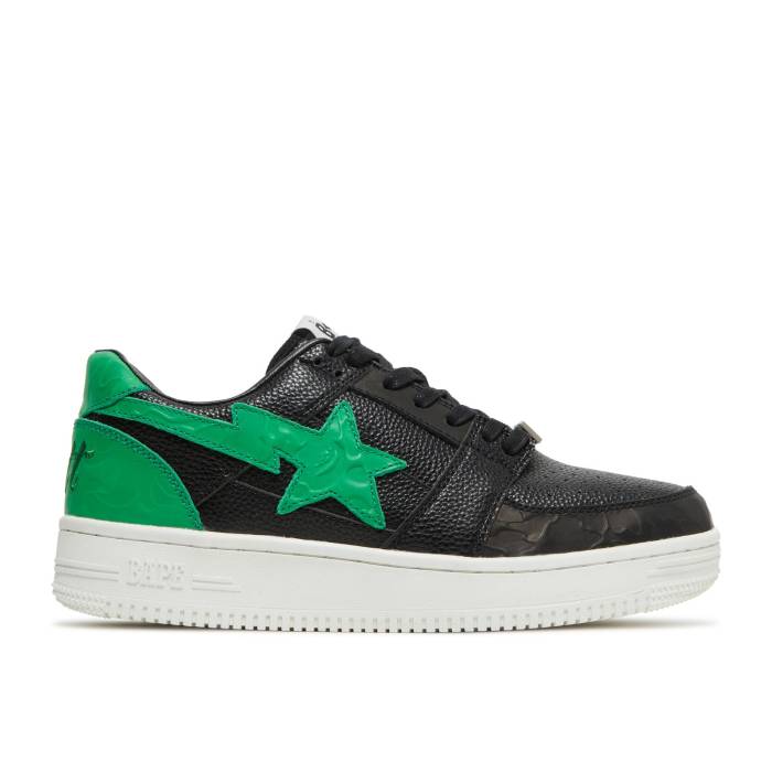 ベイプ Bape 【 Gunna X Sta Low 'Slatt' Men Black/Green 】 メンズ 黒色 ブラック green 緑・グリーン