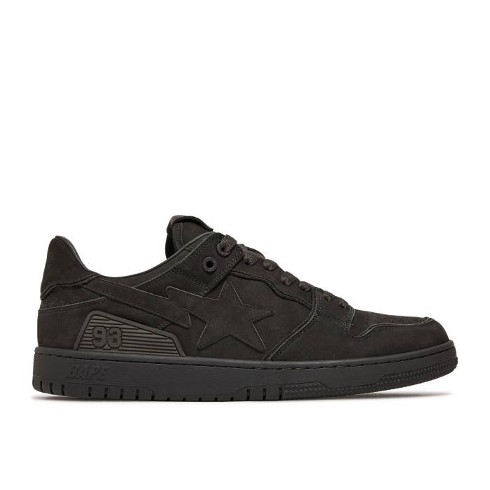 ベイプ Bape 【 Sk8 Sta Triple Black Men Black 】 メンズ 黒色 ブラック