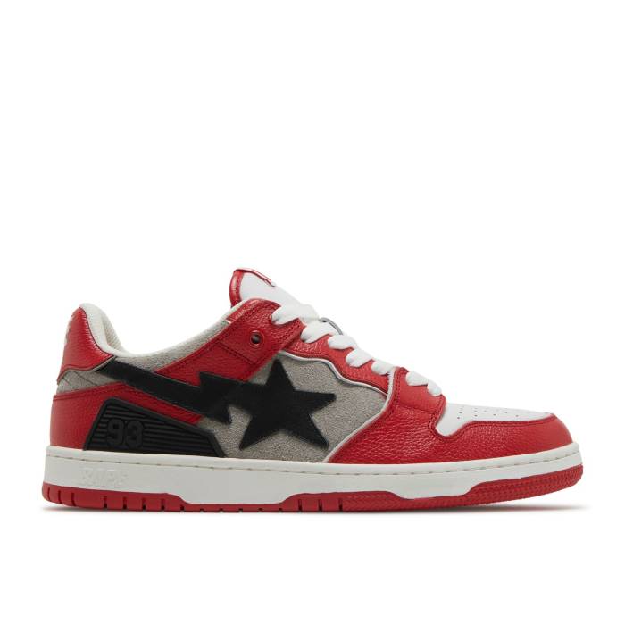 ベイプ Bape 【 Sk8 Sta #1 'Red' Men Red 】 メンズ Red 赤・レッド