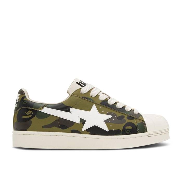 ベイプ Bape 【 Skullsta \u00271St Camo - Green\u0027 Men Green 】 家鴨柄 メンズ green 緑・緑であること