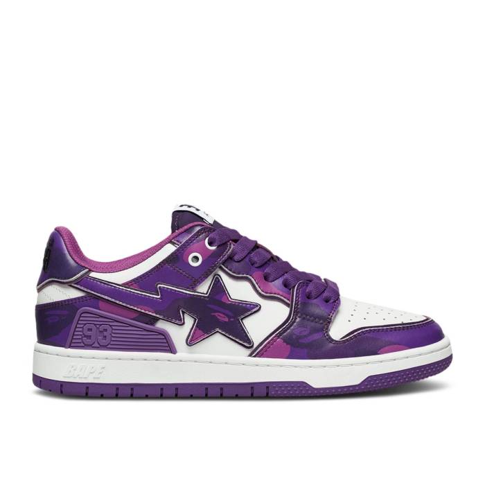 ベイプ Bape 【 Wmns Sk8 Sta #1 'Color Camo Pack - Purple' Women Purple 】 カモ柄 レディース Purple 紫・パープル|スニケス