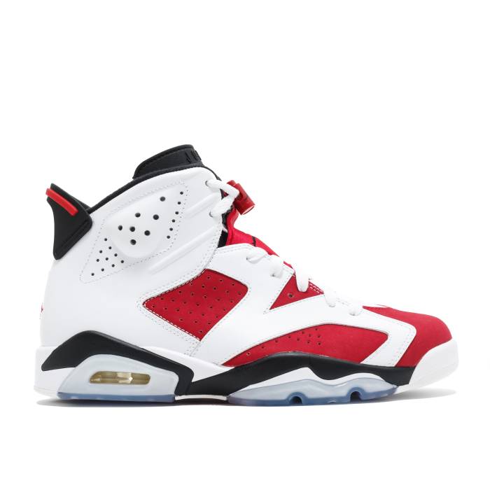 ナイキ エアジョーダン Air Jordan 【 Jordan 6 Retro Carmine 2014 Men White/Carmine-Black 】 レトロ メンズ 白色 ホワイト
