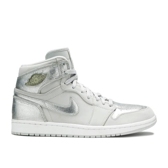 ナイキ エアジョーダン Air Jordan 【 Jordan 1 Retro Hi Silver 25Th Anniversary Men Neutral Grey/Mtllc Silver-White 】 レトロ Silver 銀色・シルバー メンズ 灰色 グレー