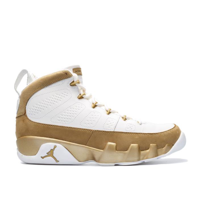 ナイキ エアジョーダン Air Jordan 【 Jordan 9 Retro Premio \u0027Bin23\u0027 Men White/Metallic Gold 】 レトロ メンズ 白いこと 白いこと ゴールド