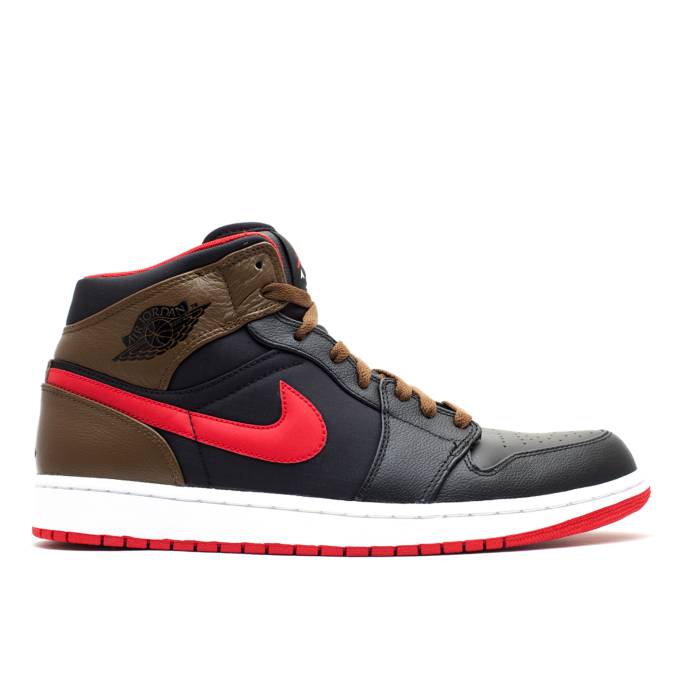ナイキ エアジョーダン Air Jordan 【 Jordan 1 Phat 'Light Olive' Men Black/Gym Red-Lght Olive-White 】 ファット メンズ 黒色 ブラック|スニケス