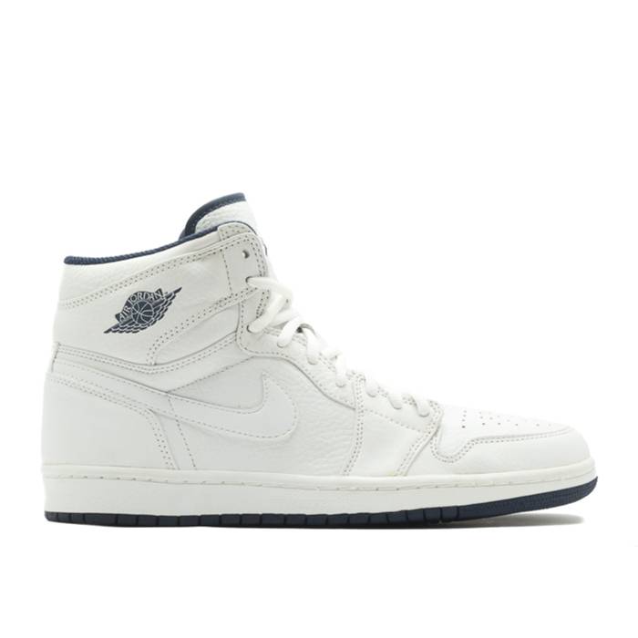 ナイキ エアジョーダン Air Jordan 【 Jordan 1 Retro Co.jp White Navy 2001 Men White/White/Midnight Navy 】 レトロ メンズ 白色 ホワイト 紺色 ネイビー