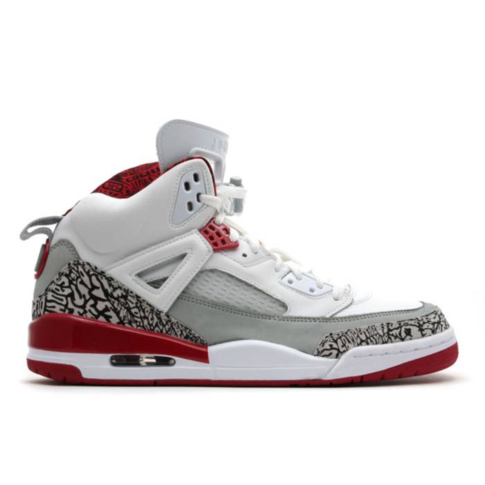 ナイキ　エアジョーダン Air Jordan 【 Jordan Spizike 'White' Men White/Varsity Red-Cement Grey-Black 】 メンズ 白色 ホワイト