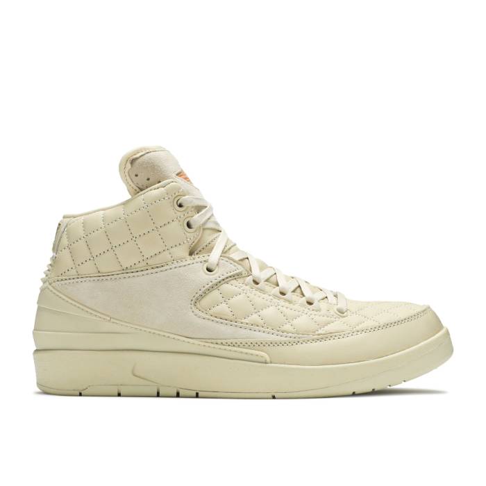 ナイキ エアジョーダン Air Jordan 【 Just Don X Jordan 2 Retro Gs 'Beach' Youth Beach/University Red-Metallic Gold 】 レトロ ジュニア キッズ ゴールド|スニケス