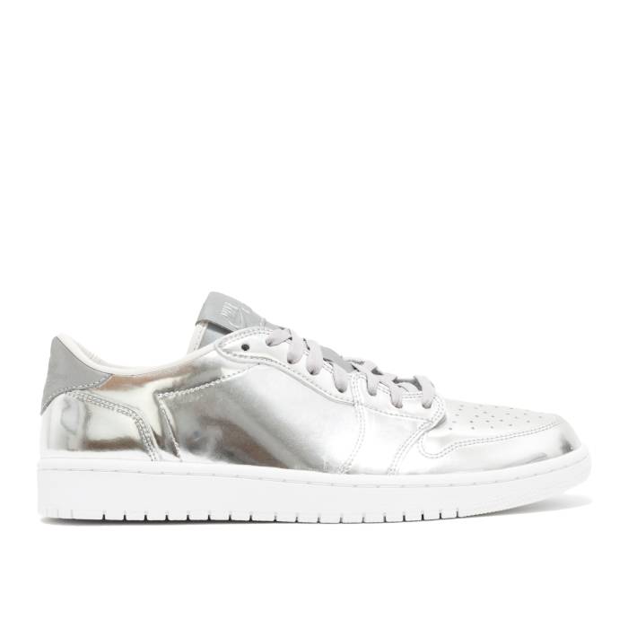 ナイキ エアジョーダン Air Jordan 【 Jordan 1 Retro Low Og Pinnacle \u0027Metallic Silver\u0027 Men Metallic Silver/White 】 レトロ メンズ Silver しろがね色・しろがね色 白いこと 白いこと
