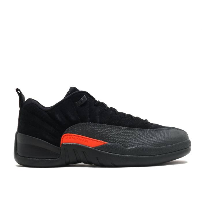 ナイキ エアジョーダン Air Jordan 【 Jordan 12 Retro Low \u0027Max Orange\u0027 Men Black/Max Orange-Anthracite 】 レトロ メンズ 黒いこと 黒いこと マックス