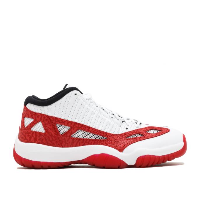 ナイキ　エアジョーダン Air Jordan 【 Jordan 11 Retro Low Ie 'Gym Red' Men White/Gym Red-Black 】 レトロ メンズ 白色 ホワイト