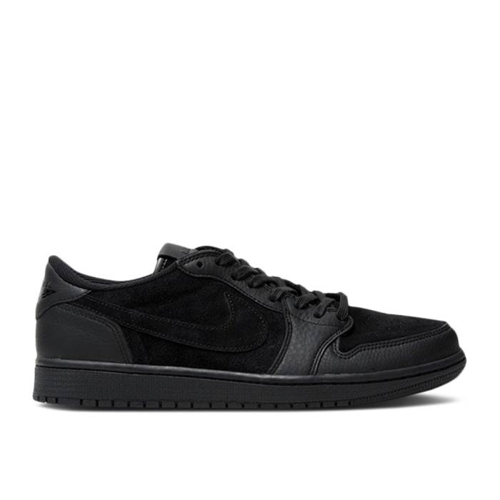 ナイキ　エアジョーダン Air Jordan 【 Jordan 1 Retro Low Og Premium 'Triple Black' Men Black/Black-Black 】 レトロ Premium プレミアム メンズ 黒色 ブラック