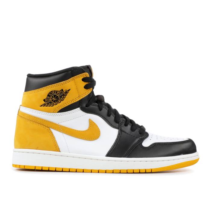 ナイキ エアジョーダン Air Jordan 【 Jordan 1 Retro High Og \u0027Best Hand In The Game - Yellow Ochre\u0027 Men Summit White/Yellow Ochre-Black 】 レトロ 御機嫌 Game 取り組み yellow 黄味がかった・黄色 メンズ 白いこと 白いこと yellow 黄味がかった